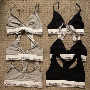 Calvin Klein Modern Cotton Bralettes